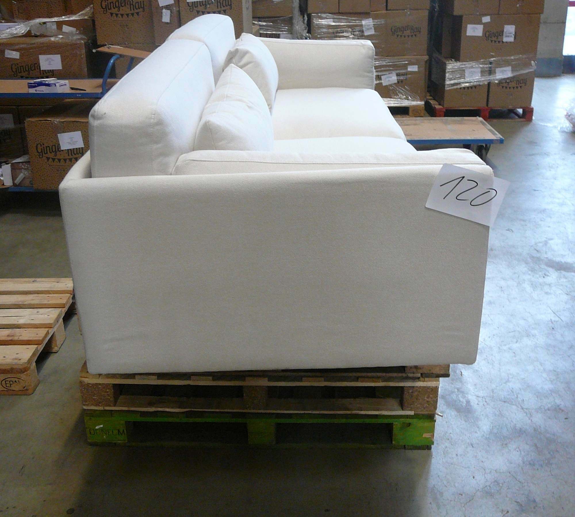 Harvey 3-Sitzer Sofa Beige 5