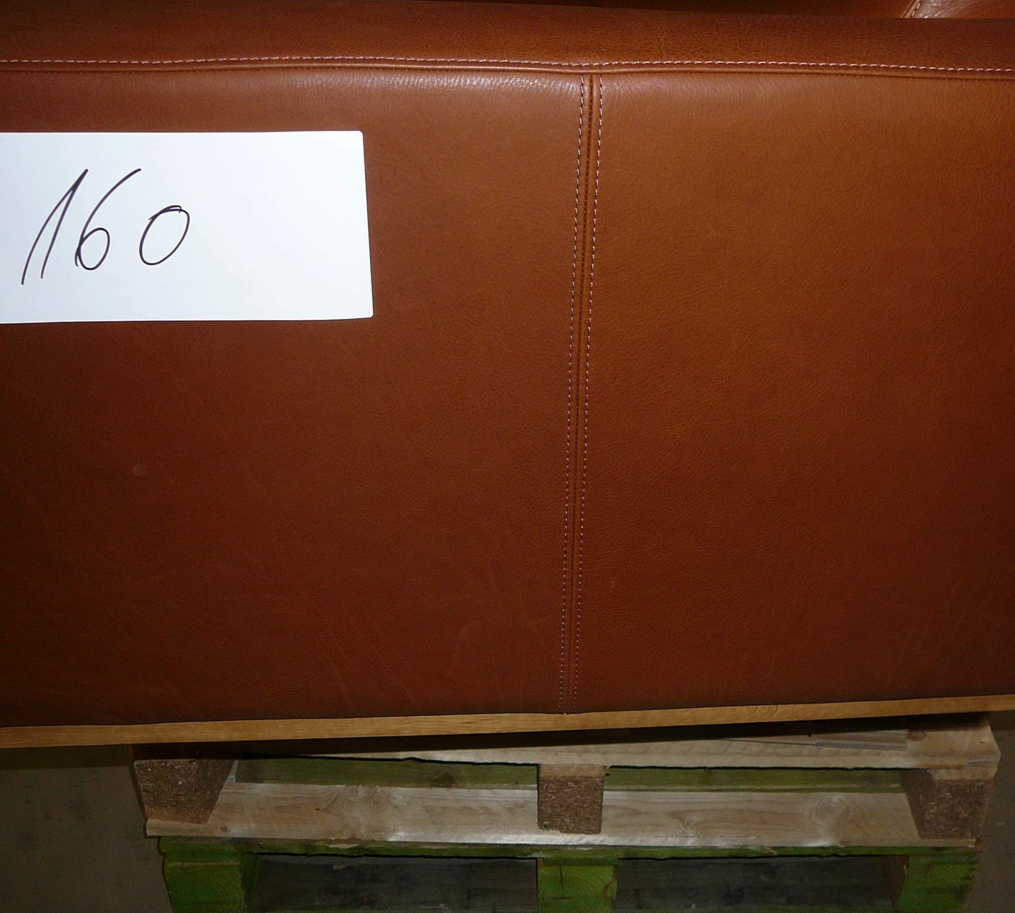 Johan 3-Sitzer Sofa Leder Cognac 8