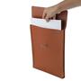 Dokumentenmappe Hochformat A4 aus Recyceltem Leder Braun 1