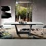 Dining table Black steel Porcelain-marble 3