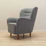 Armchair Textile Wood Grey 3