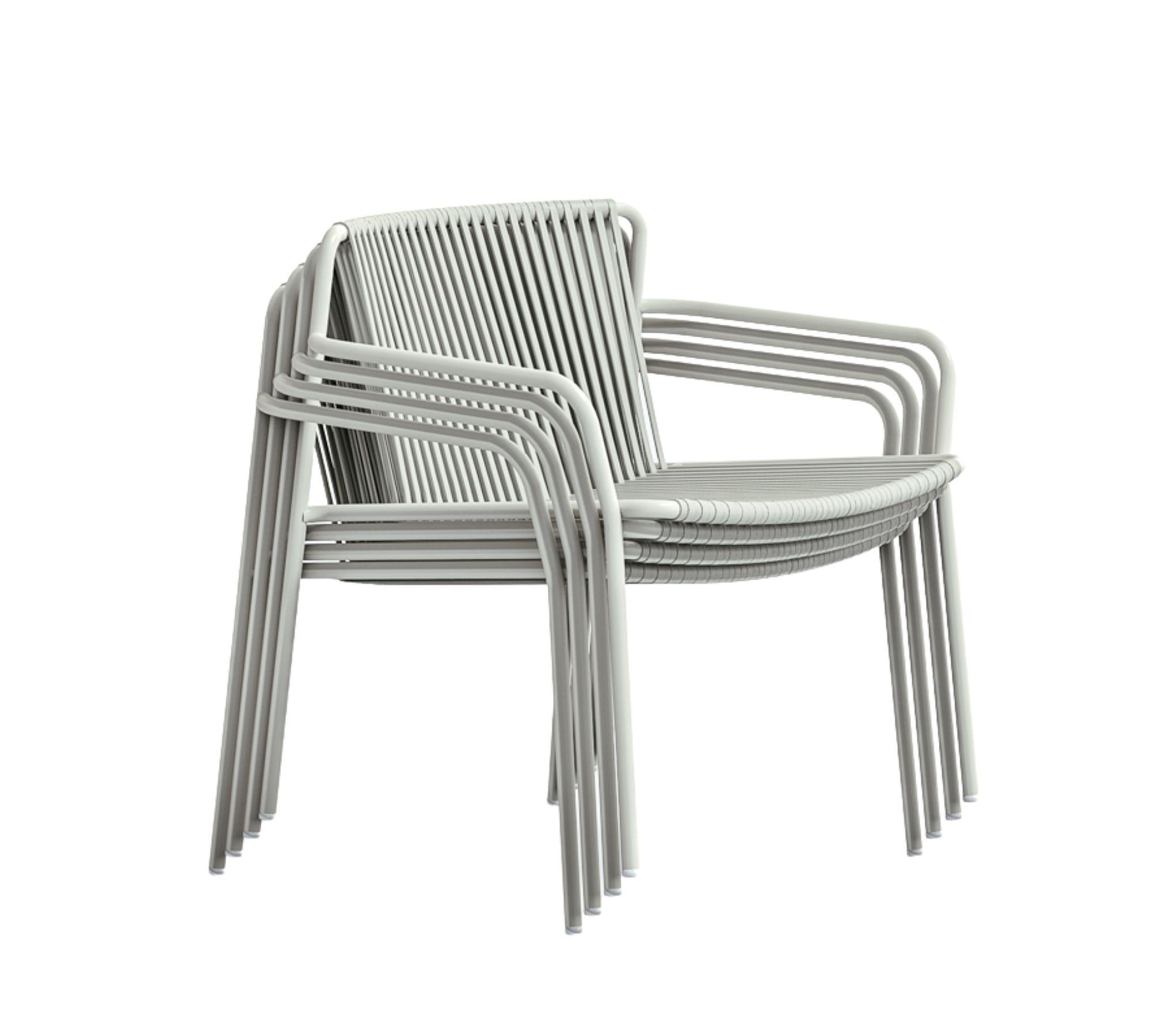 Tribeca Lounge 3669 Outdoor Chair Steel White 4