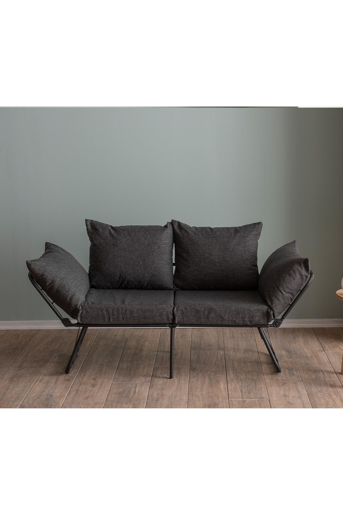 Viper Sofa 2-seater Dark Grey 3