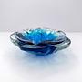 Vintage Bohemian Ashtray Blue 1970s 5