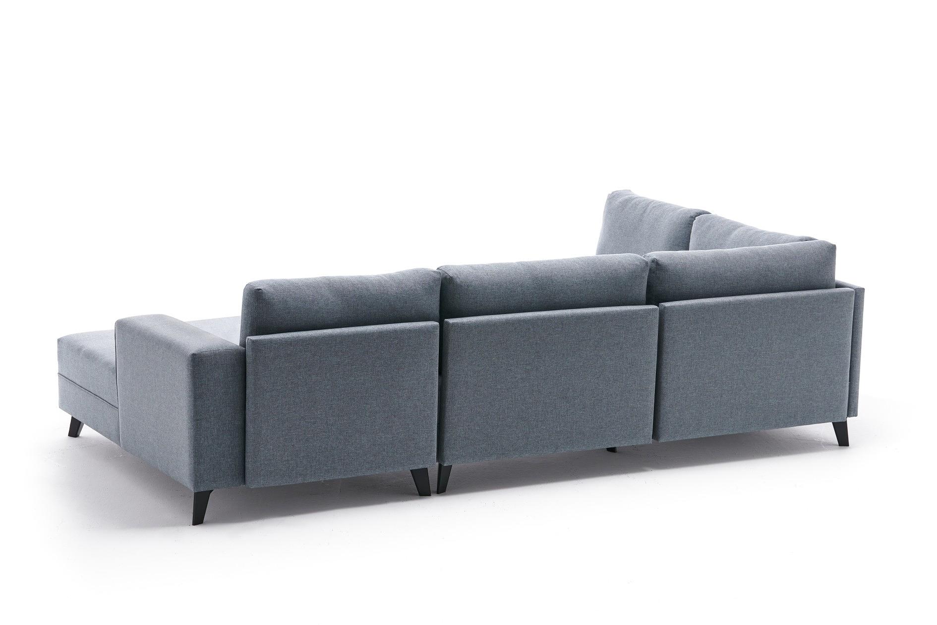 Efsun Schlafsofa 4-Sitzer Blau 7