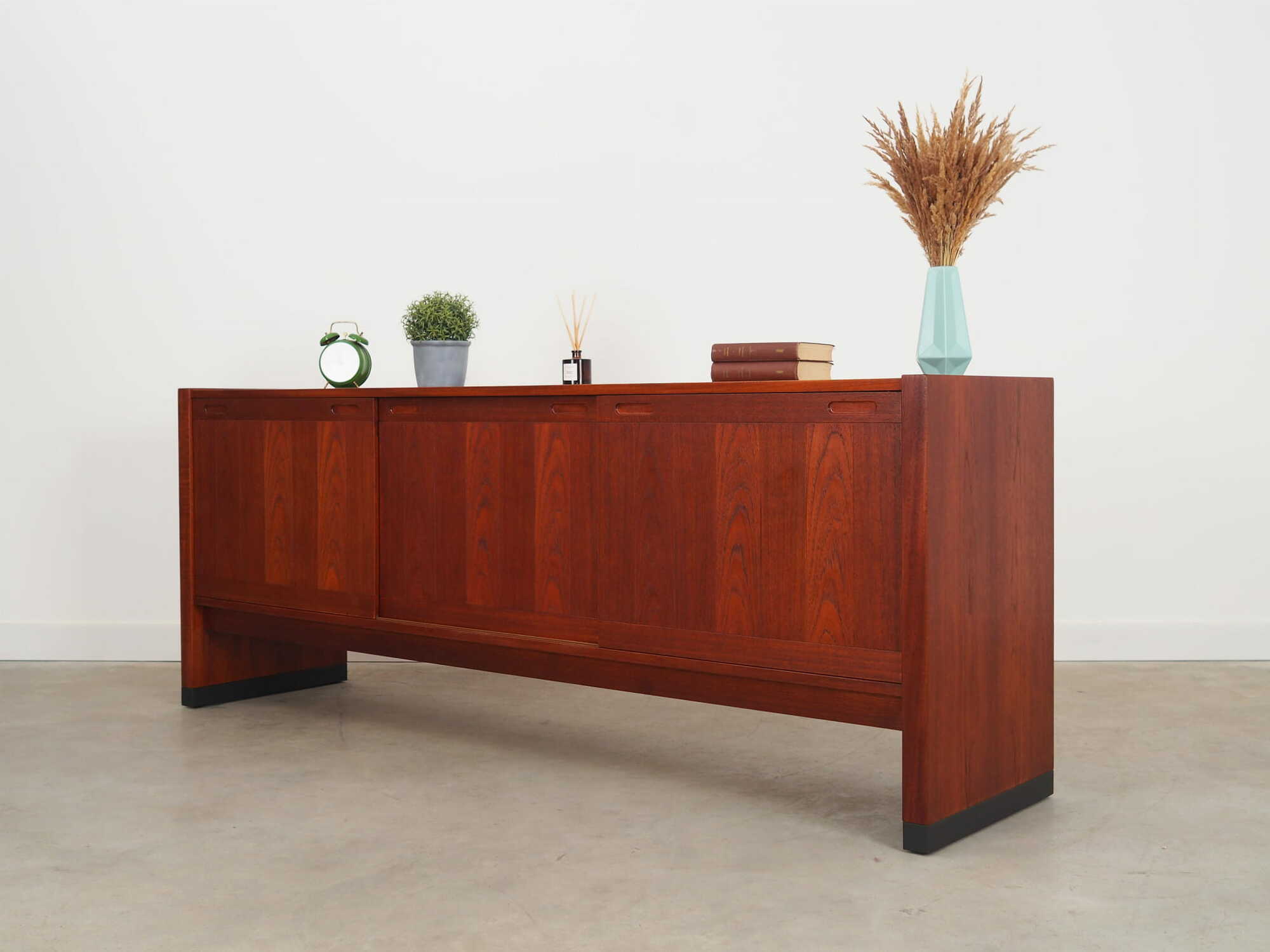 Vintage Sideboard Teakholz Braun 1960er Jahre 3