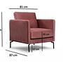Sino Armchair Pink 6