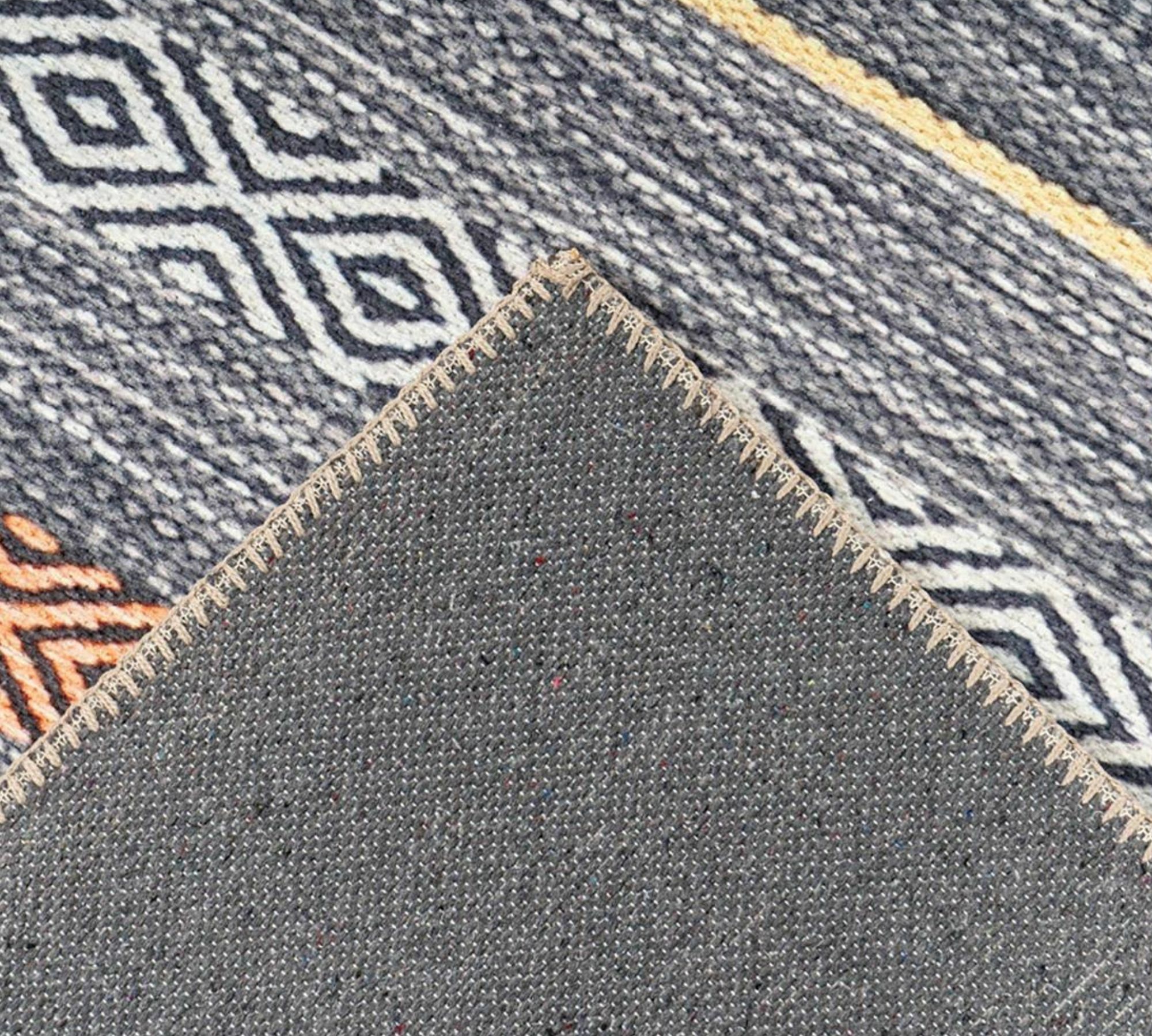 Short-pile carpet Synthetic fiber Multicolored 75 x 150 cm 1