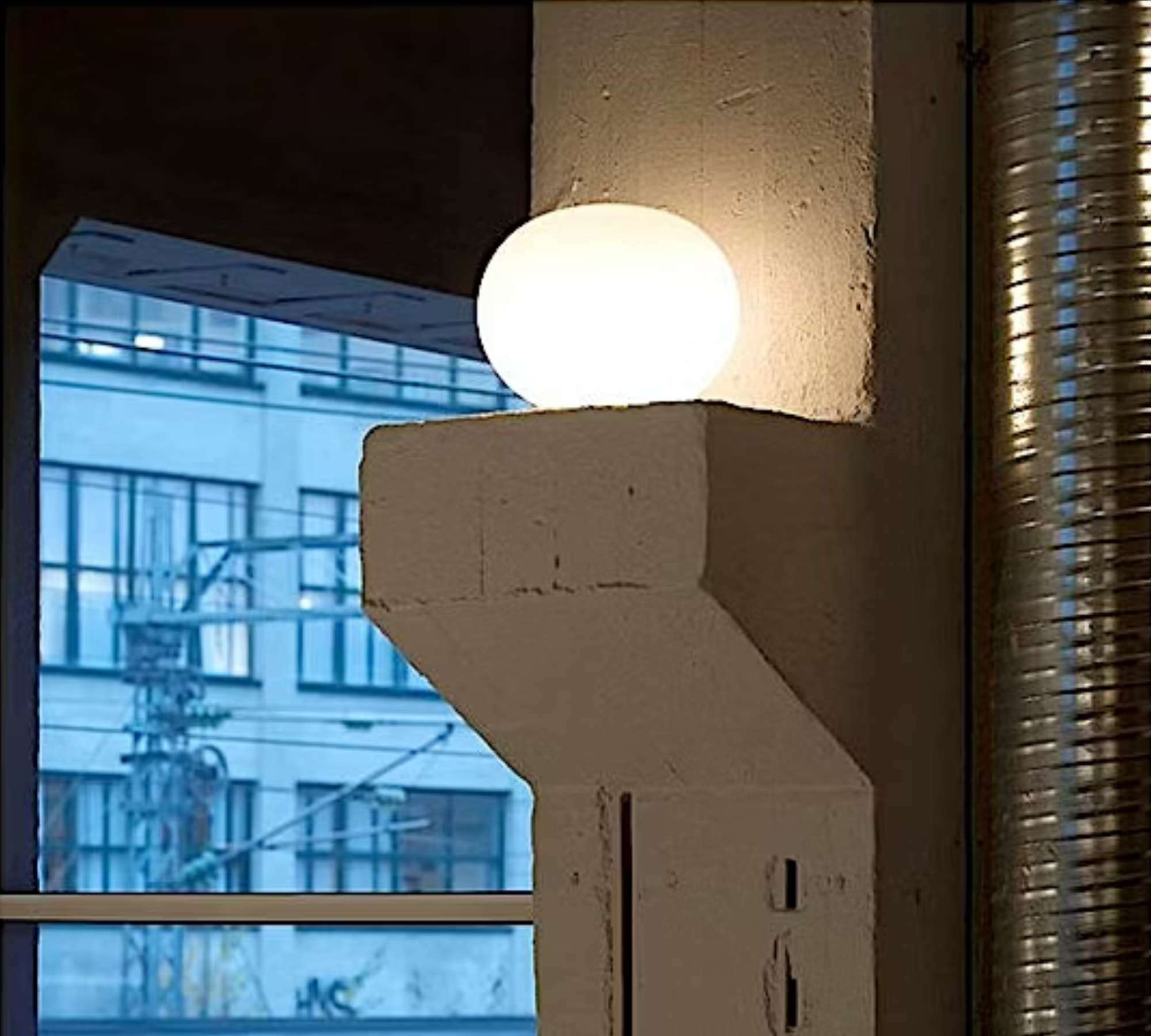 Glo-Ball Basic Zero Tisch- und Bodenleuchte Glas Weiß 2
