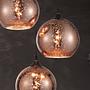 3-Light Blaze Pendant Lamp Aluminum 0
