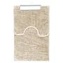 2x Badematte-Set Ati Polyester Beige 1