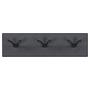 Coat rack Willcox Metal Black Width: 45 cm 3