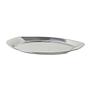 Metal tray Oval Silver 1980s 0