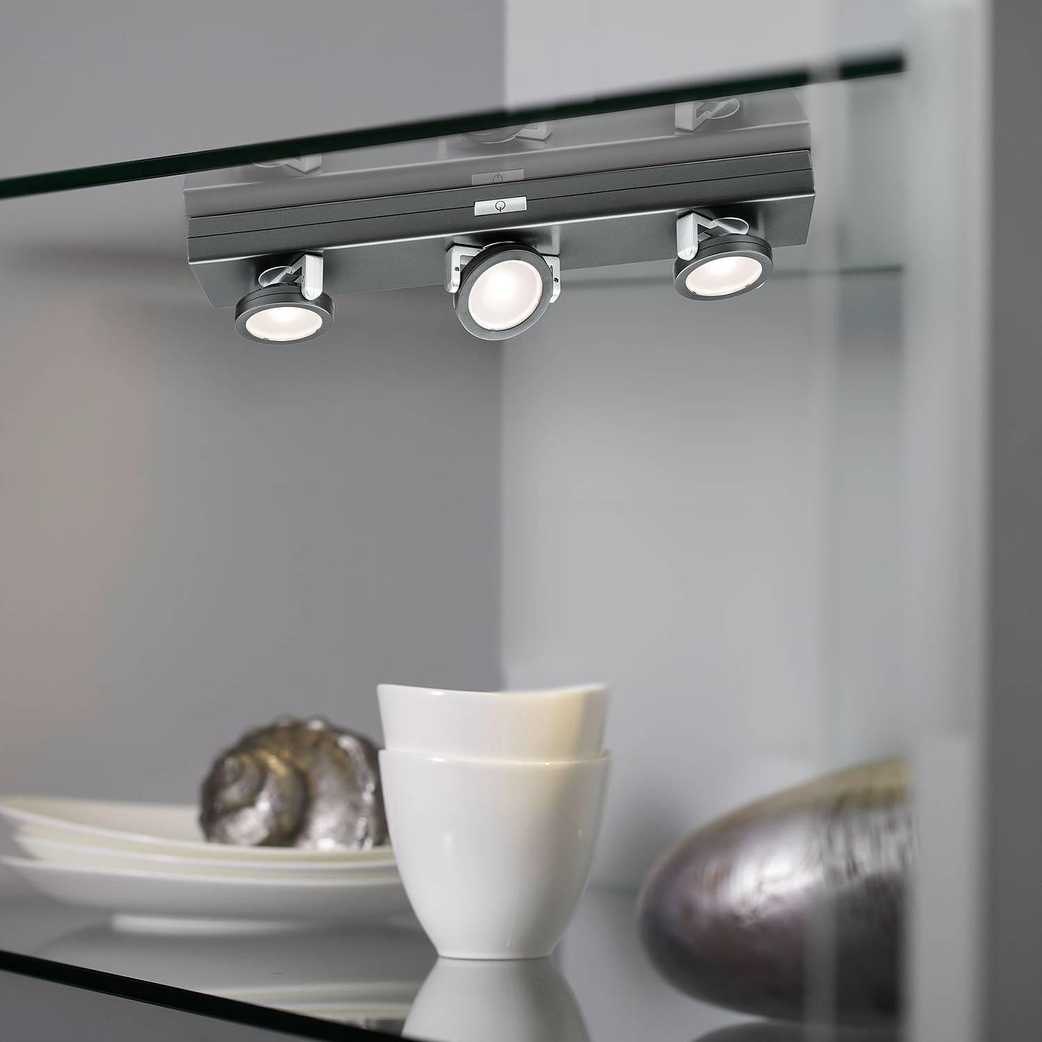 Rotatable LED ceiling light Black 3