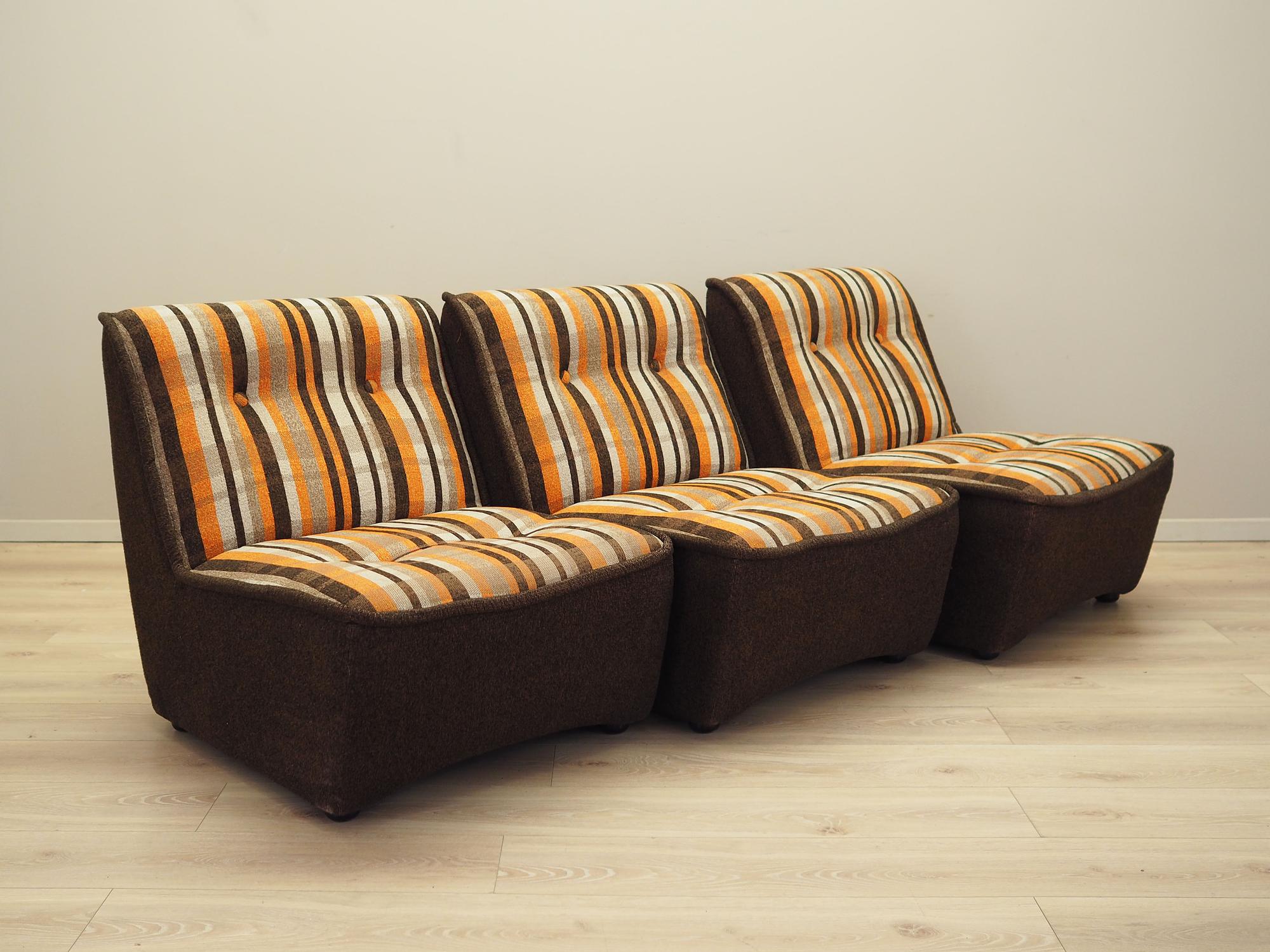3-Sitzer Modulsofa 1960er Jahre 1