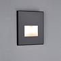 LED Recessed Light Edge Quadro Plastic Black 2