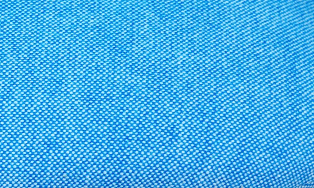 Vintage Armchair Teak Textile Blue 1960s 13