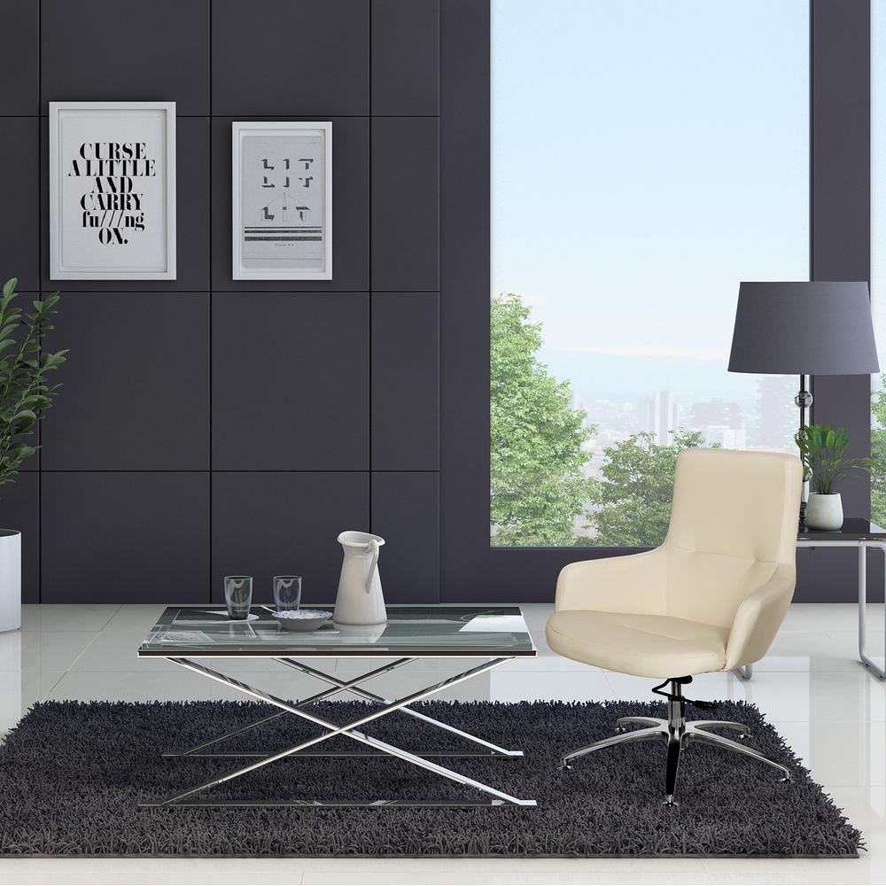 SHAKE 300 Office chair faux leather White 3