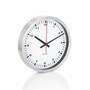 Era Wanduhr Glas Edelstahl Matt Ø 40cm Weiß 63211 0