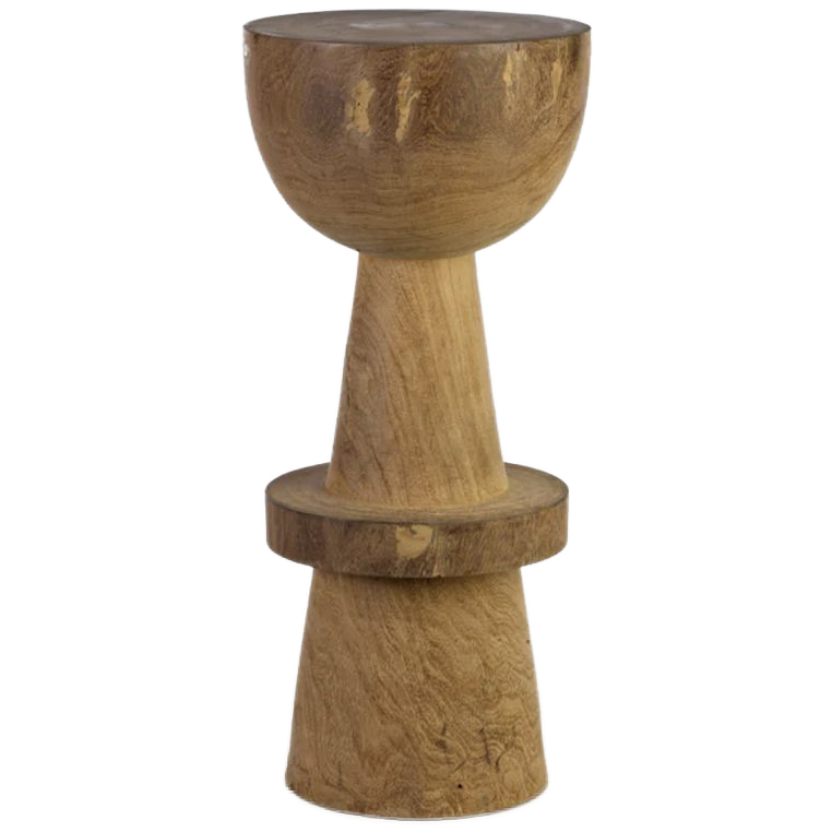 Ball Barhocker Holz Braun 0