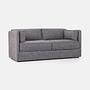 HAGA Sofa 2-Sitzer Grau  2