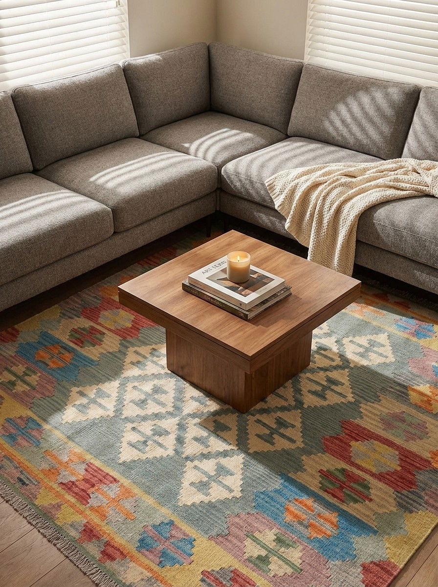 Kelim Gashgai Wool Multicolored 9