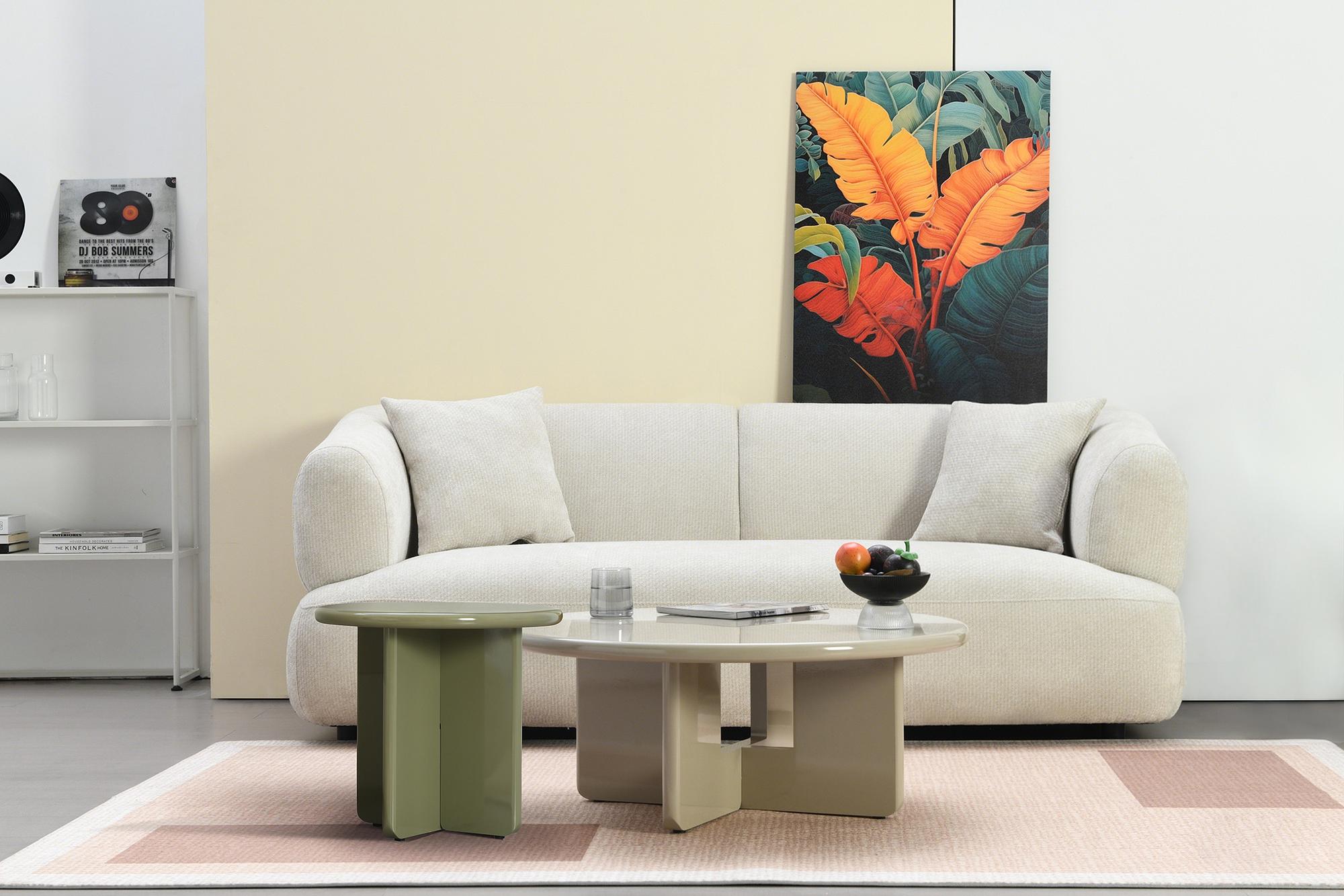 Beistelltisch Banturan Hochglanz Grün 4