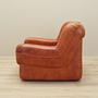 Sessel Leder Braun 1970er Jahre 3