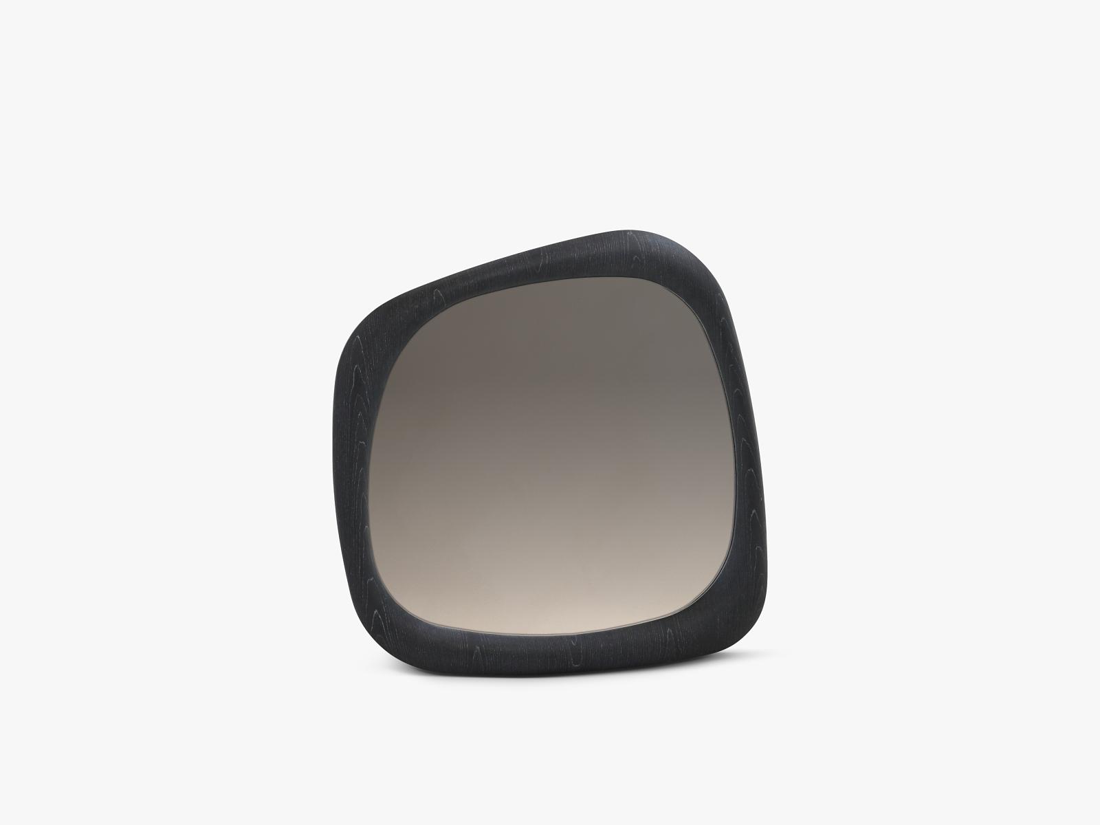Wall Mirror Mario Black Round 90cm 0