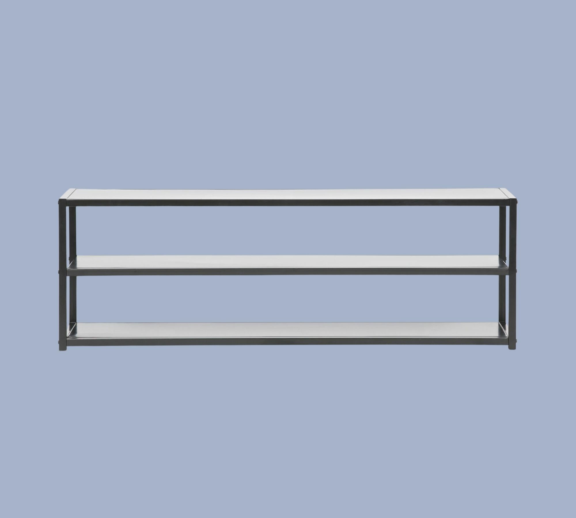 Lowboard und TV Bank Metall Schwarz  1