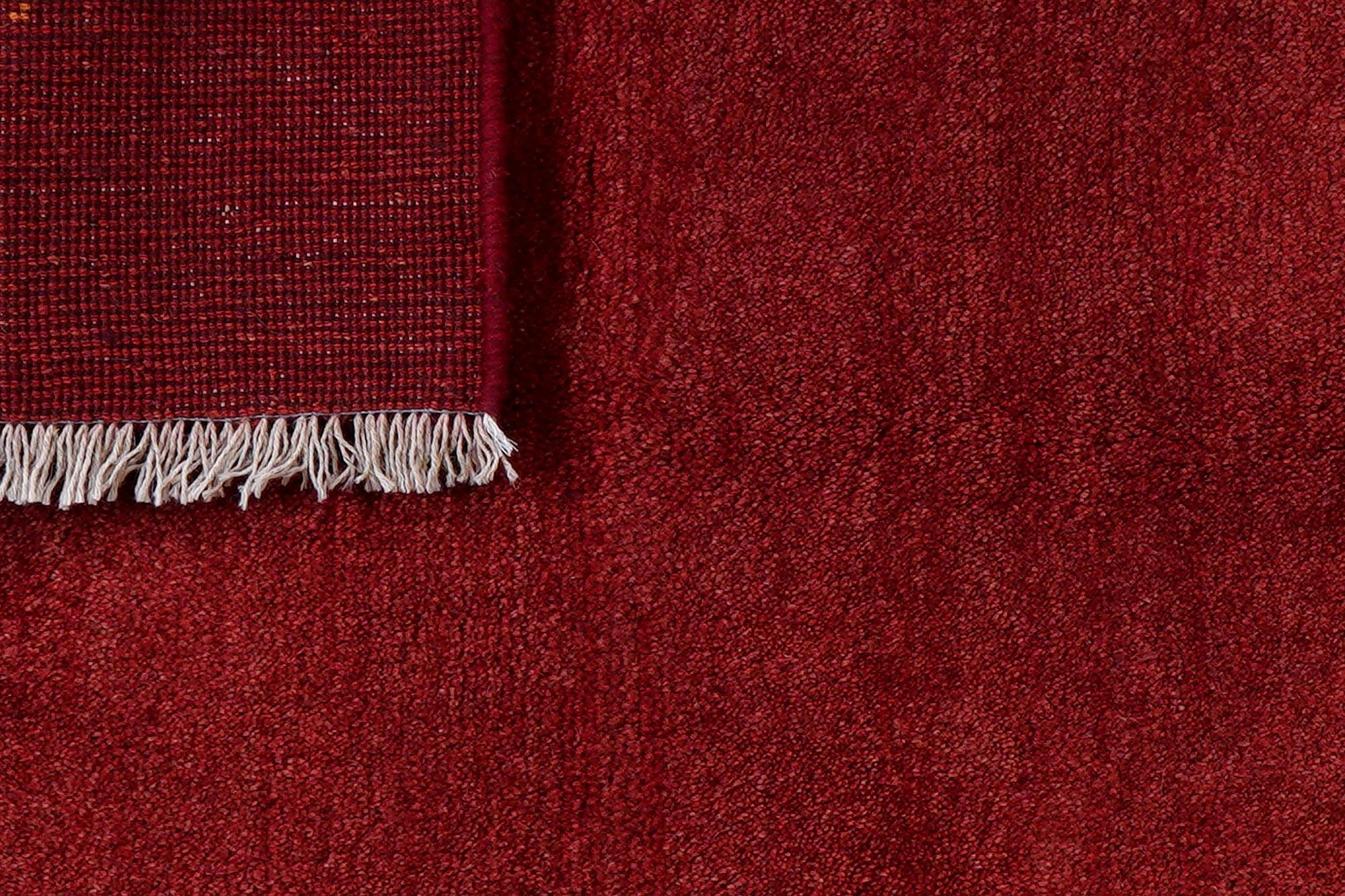 Gabbeh Rug Wool Red 5