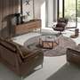 Sofa 2-Sitzer Leder Braun 1