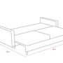 Sofa bed 3-seater anthracite 9