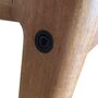 Vintage Sofa Hans J. Wegner Holz Baumwolle Braun 60er Jahre 8