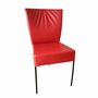 Montis Stuhl Spica Leder Stahl Rot 0