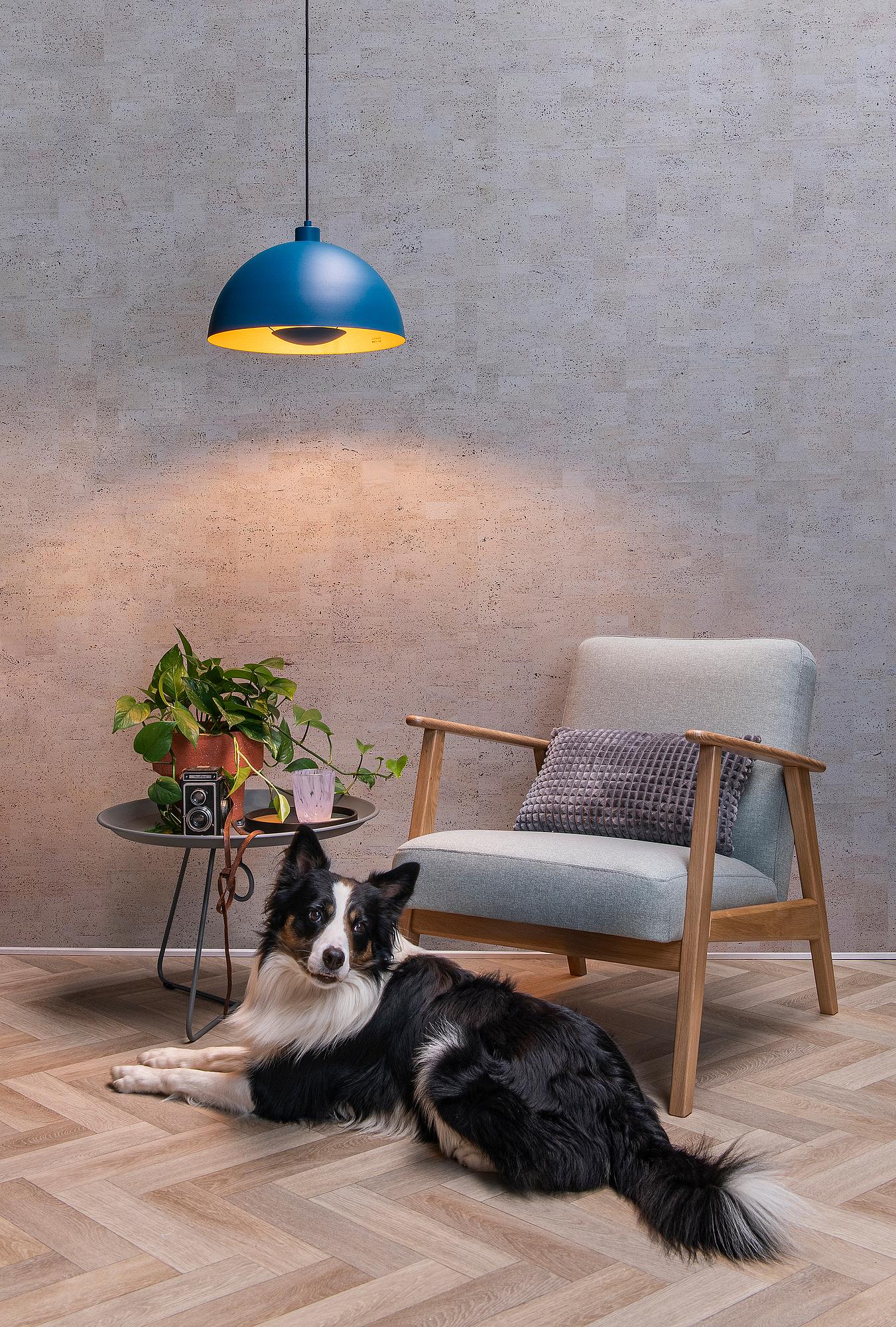 Siemon Pendelleuchte Stahl Blau 2