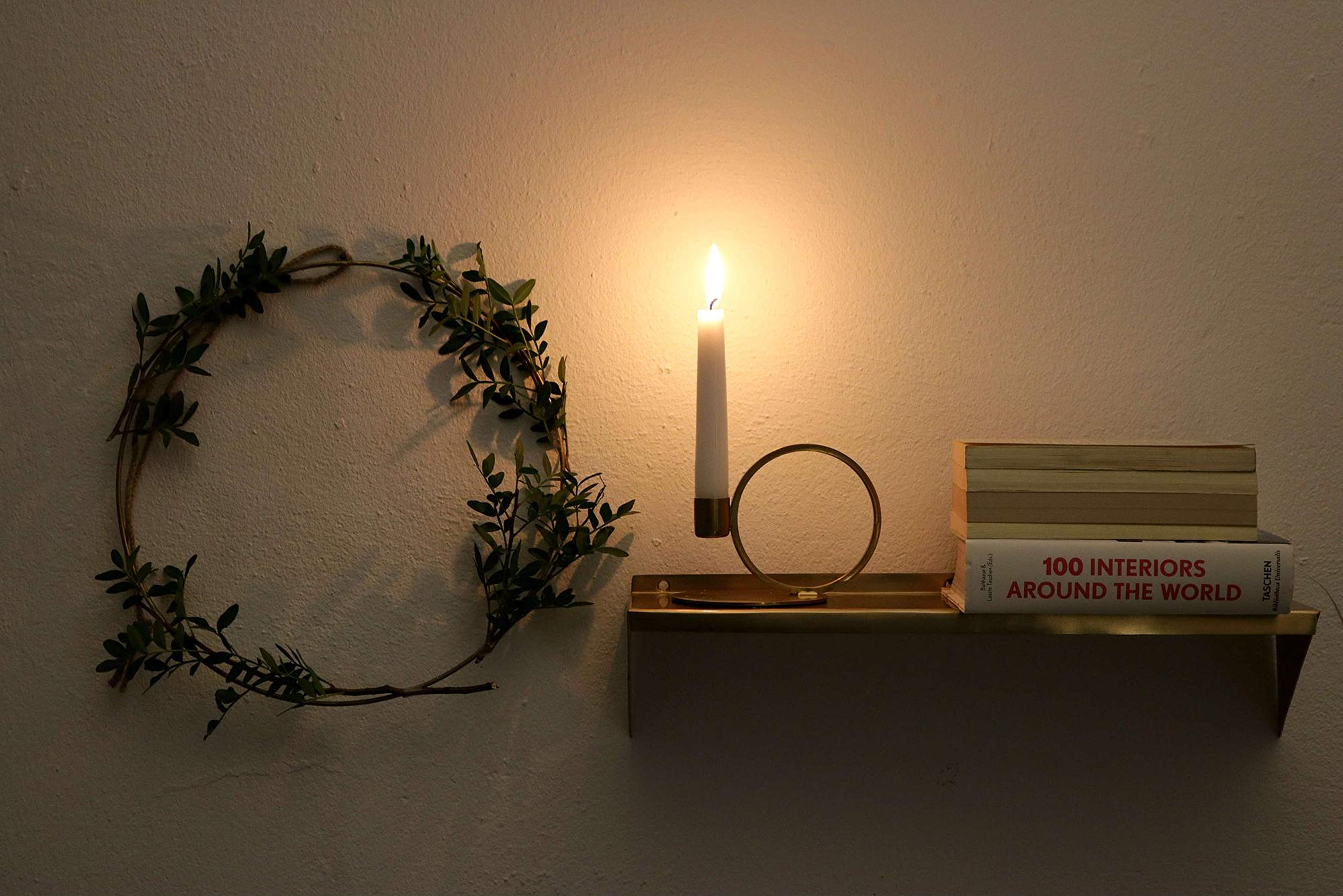 Dekoring für Wand & Fenster Gold Ø 50cm 0