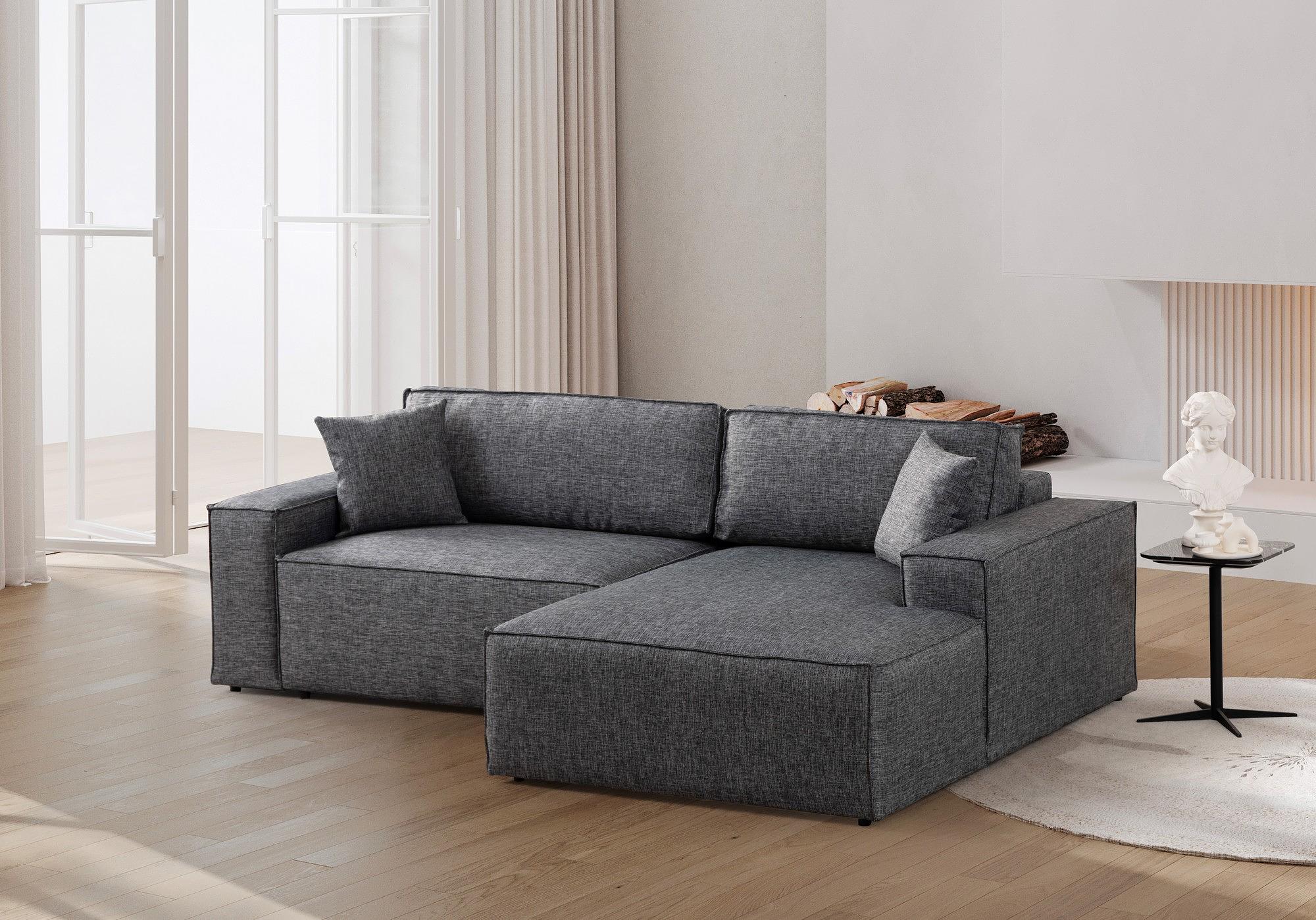 Pƒ±rlo Right Corner Sofa Dark Grey 2