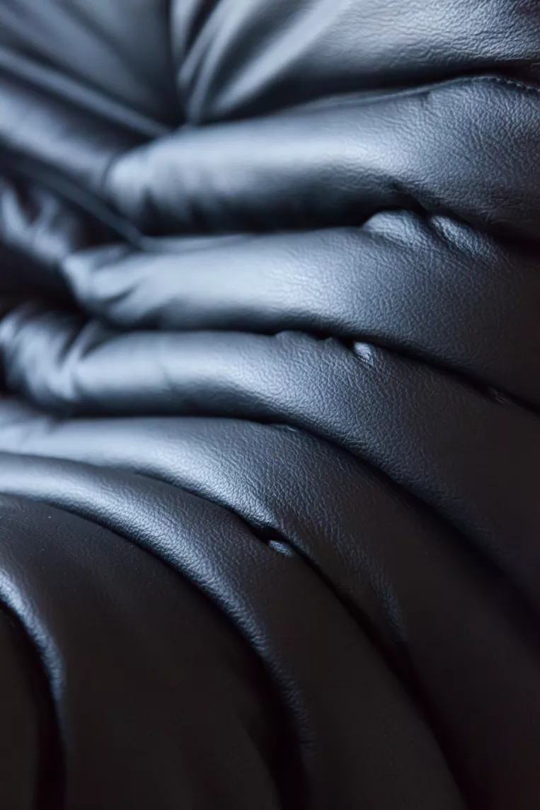 Togo Lounge Set 3-pc. Madras Leather Black 9