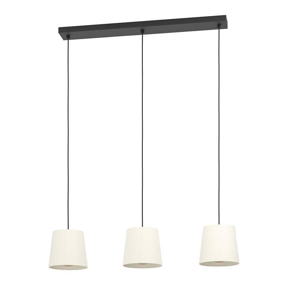 Febres Type C Pendant Lamp Blended Fabric Steel 3-Light 0