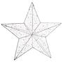 Shining Star LED 3D-Stern Kupfer Silber 0