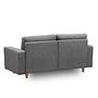 Lungo Sofa 2-Sitzer Dunkelgrau 2