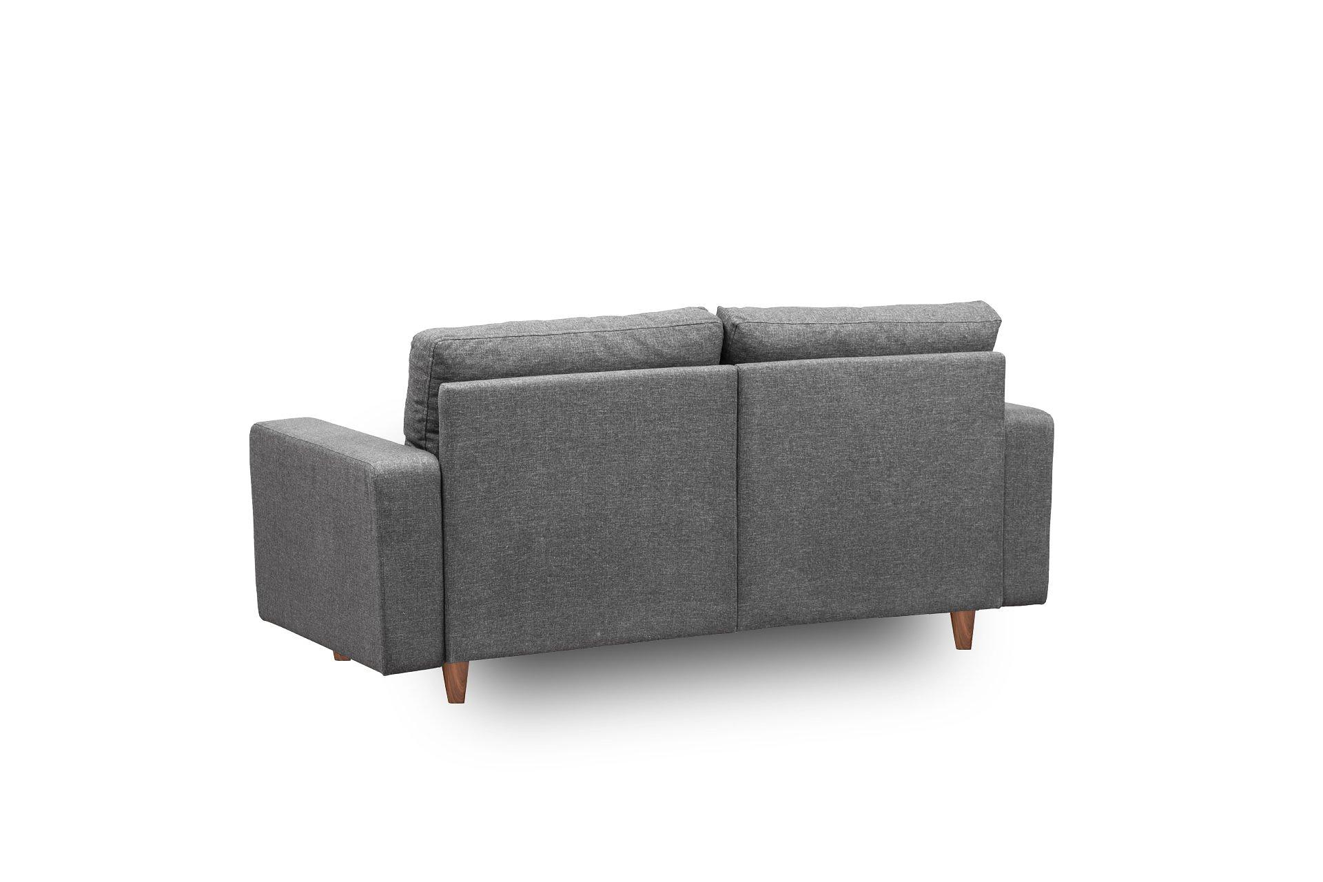 Long Sofa 2-seater Dark Grey 2