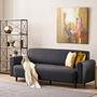 Noya Sofa 3-Sitzer Anthrazit 1