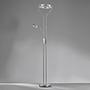 LED Floor Lamp Davos 2-Light Iron Nickel White 0