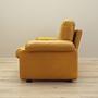 2-seater sofa Leather Yellow 1960s 3