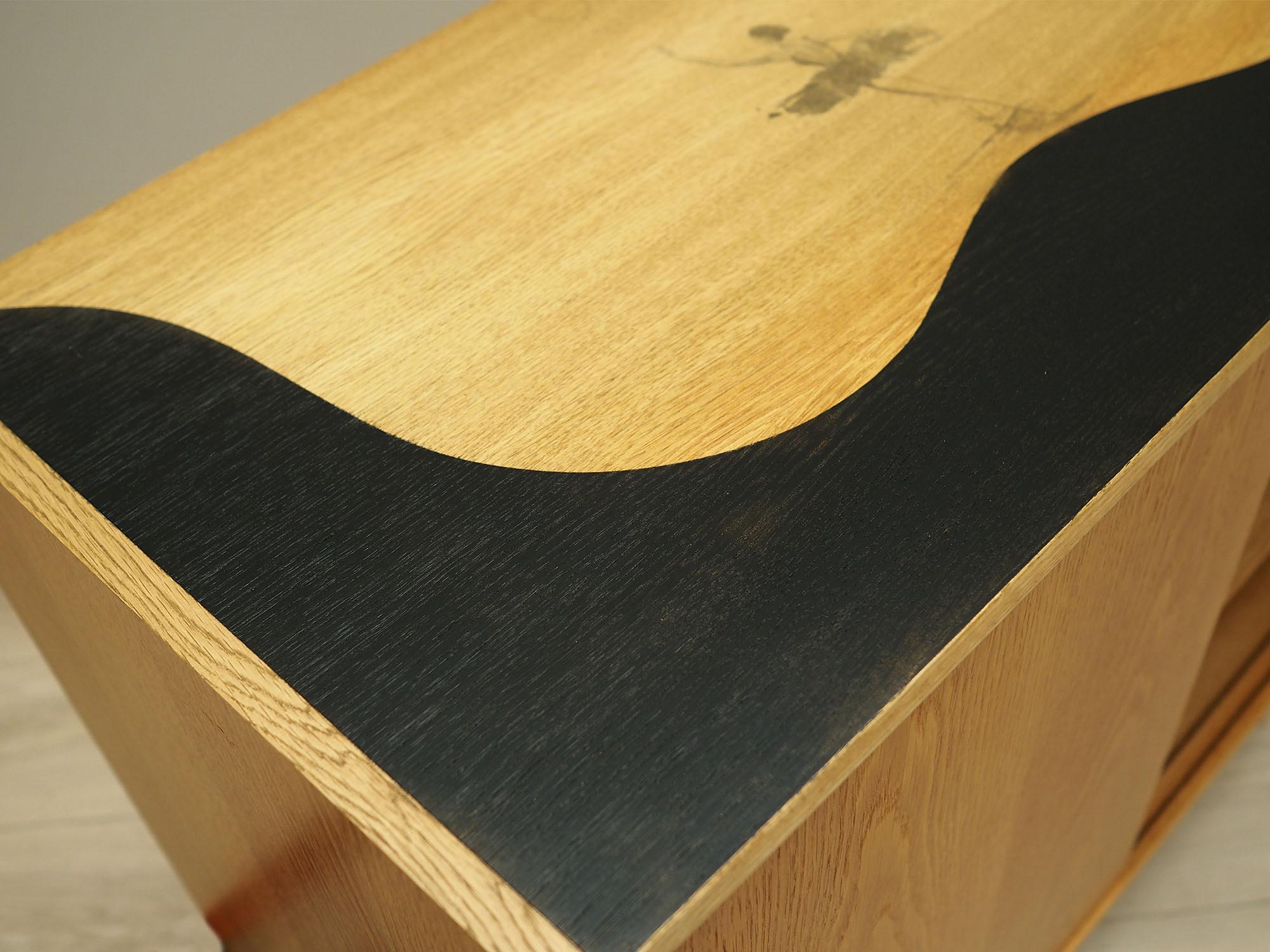 Sideboard Ash veneer 1960s 11