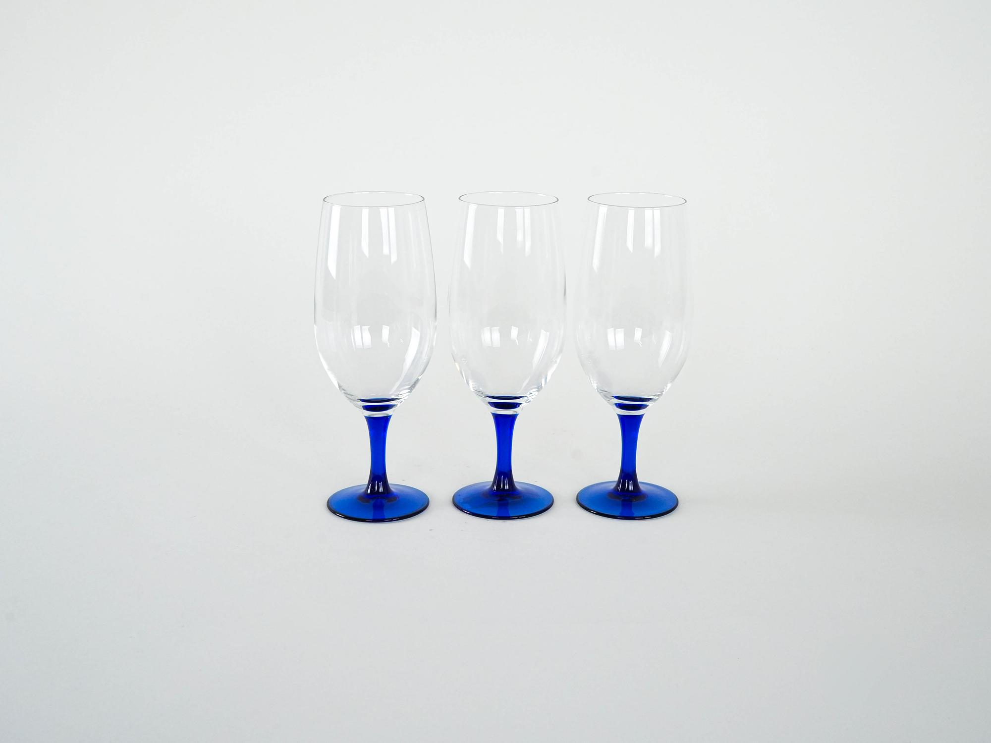 3x Gläser Blau 2