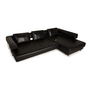 Face Ecksofa Leder Schwarz 2