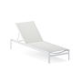 MANTRA textiles Sun Lounger White Silver 0